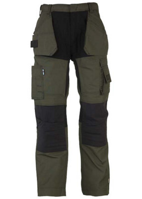 Herock Spector Trade Work Trousers Green - 42R