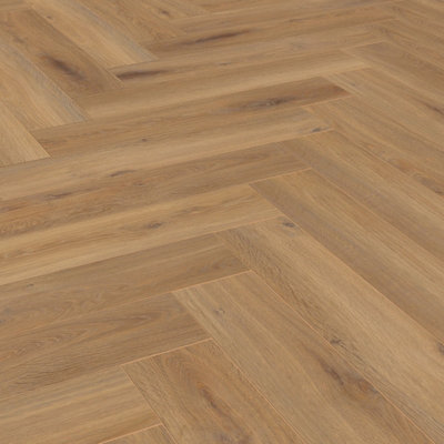 Herri Pisa Oak D3861 Brown Wood Effect Click Laminate Flooring