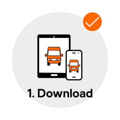 Step 1 download the hertz app