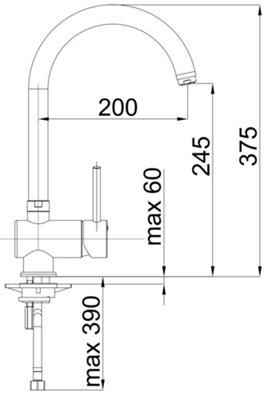 Herz-Unitas FRESH f21 Sink Mixer