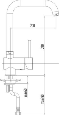 Herz-Unitas FRESH f31 Sink Mixer
