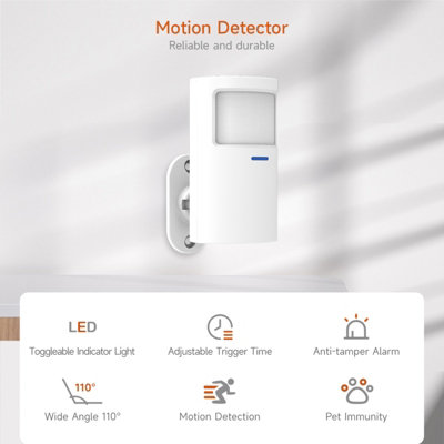 HESTIA Home Motion Sensor for SAFE-TECH Smart Home Security System, HS-01-MSA