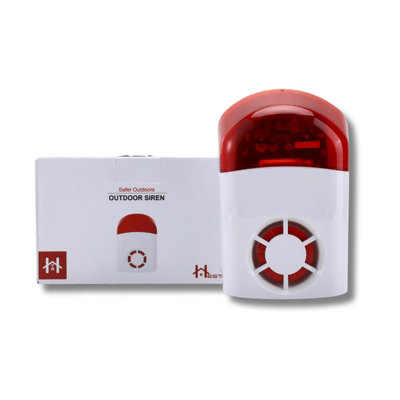 HESTIA Mains Powered Indoor Outdoor Siren for SAFE-TECH Smart Home Security System, HS-01-OSM