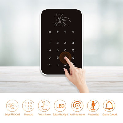 HESTIA Wireless Keypad and RFID Smart Fobs for SAFE-TECH Smart Home Security System