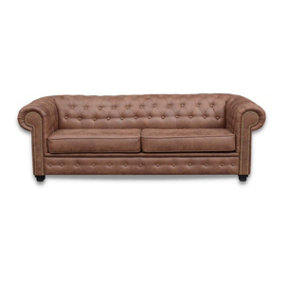 Hever  Chesterfield 3 Seater Sofa