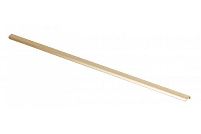 HEXA - edge handle, 1200mm, brushed gold