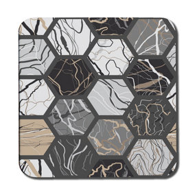Hexagon marble (Coaster) / Default Title