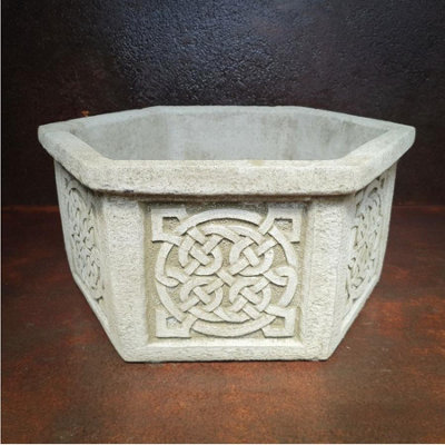 Hexagon Shaped Celtic Garden Planter