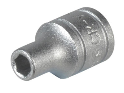 Hexagon Socket 6 Point Regular 1/4In Drive 7Mm