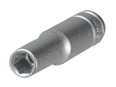 Hexagon Socket Deep 6 Point Regular 1/4In Drive 6Mm