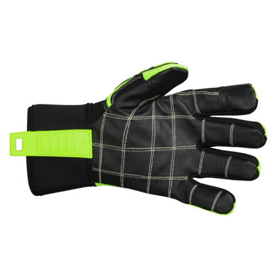 HeXArmored Safety Gloves Oil Gas Rig Glove Medium Size 8