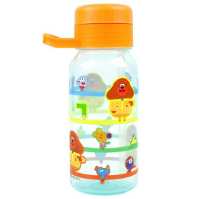 Hey Duggee Childrens/Kids Characters Sports 400ml Water Bottle Transparent/Blue (One Size)