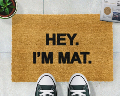 Hey I'm Mat Doormat - Regular 60x40cm - 4