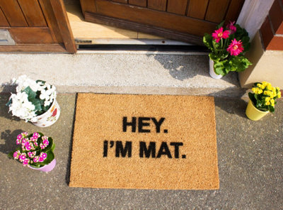 Hey I'm Mat Doormat - Regular 60x40cm - 6