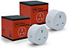 Hey Smart Plug (with power monitoring) (2 Pack)