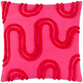 Heya Home Archie Tufted Abstract Cushion Cover