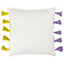 Heya Home Archow Tufted Tasselled Polyester Filled Cushion
