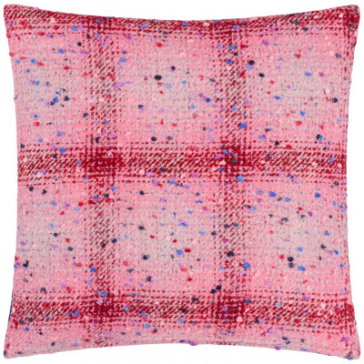 Heya Home Connie Check Jacquard Cushion Cover