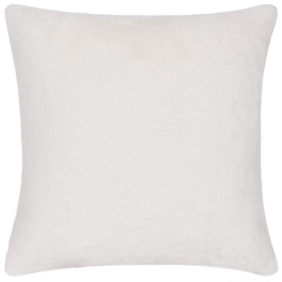 Heya Home Cozee Check Faux Fur Polyester Filled Cushion