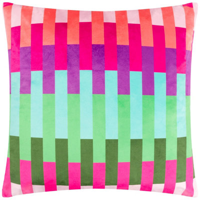 Heya Home Dashing Abstract Velvet Polyester Filled Cushion