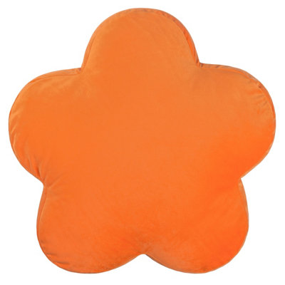 Heya Home Flower Velvet Reversible Ready Filled Cushion