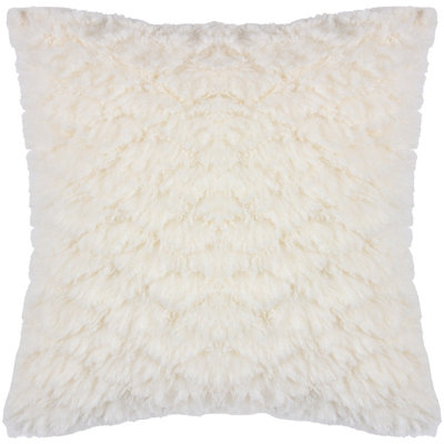 Heya Home Fluff Ball Faux Fur Cushion Cover