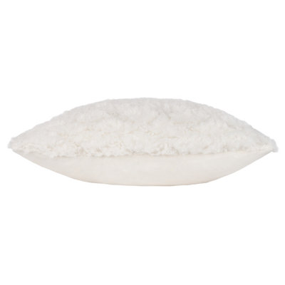 Heya Home Fluff Ball Faux Fur Feather Filled Cushion