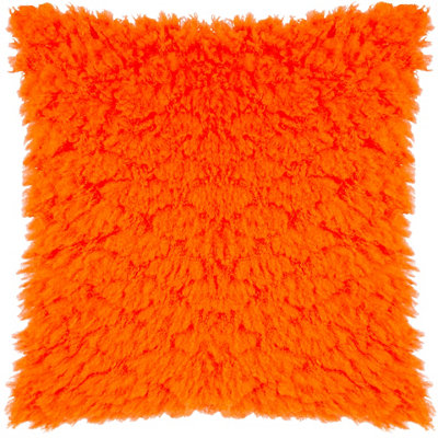 Heya Home Fluff Ball Faux Fur Feather Rich Cushion