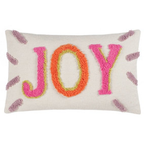 Heya Home Joy Tufted 100% Cotton Feather Filled Cushion
