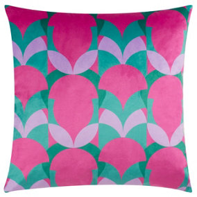 Heya Home Raeya Art Deco Velvet Cushion Cover