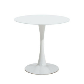 Heyden Dining Table - L80 x W80 x H75 cm - White