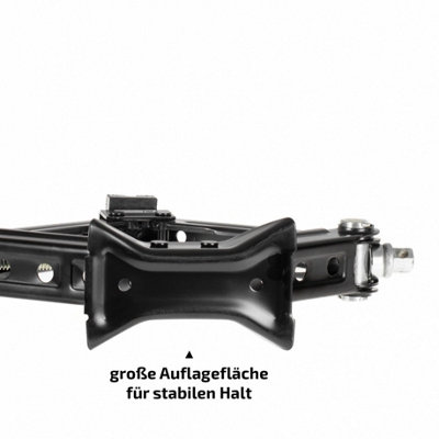 HEYNER Germany Heavy Duty Car Scissor Jack 0.8 Ton With Ratchet Vehicle Lifting Tool Emergency 347090R - 3