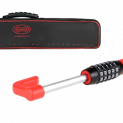 Heyner High Secure Car Steering Wheel Lock Brake Pedal Locking Bar Lock H850200 - 3