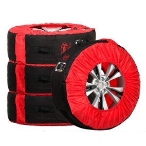 HEYNER Premium XL Wheel Tyre Storage Bags Set of 4 16''-22'' Large Size 735100