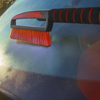 HEYNER Solid Unbreakable Car Windscreen Ice Scraper Snow Insect Brush Long Handle H995100