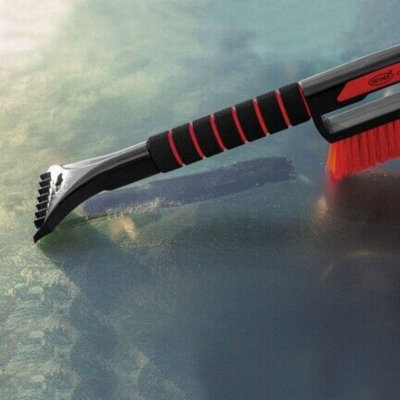 HEYNER Solid Unbreakable Car Windscreen Ice Scraper Snow Insect Brush Long Handle H995100 - 6