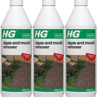 HG Algae and Mould Remover 1 Litre (181100106) (Pack of 3)