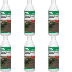 HG Algae and Mould Remover 1 Litre (181100106) (Pack of 6)