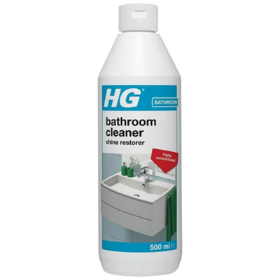 HG Bathroom Cleaner Shine Restorer, Bath Cleaner & Light Limescale Remover - 500ml