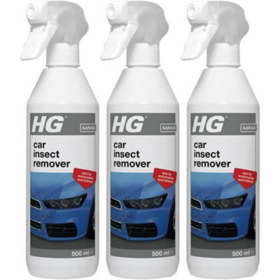 HG Car Insect Remover 500ml - Cars, Motorcycles & Helmets x 3