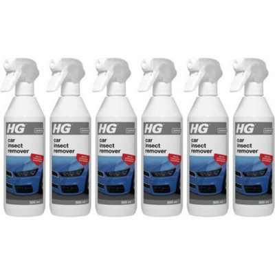 HG Car Insect Remover 500ml - Cars, Motorcycles & Helmets x 6