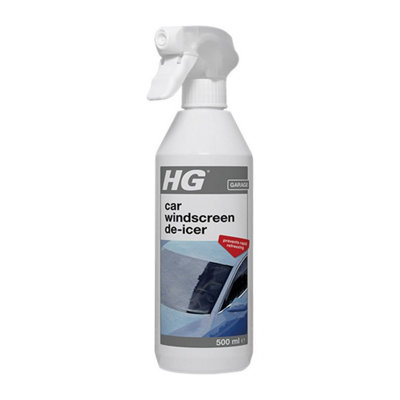 HG Car Windscreen De-icer, 500ml Spray (555050106) (Pack of 6)