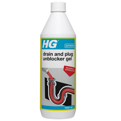 HG Drain and Plug Unblocker Gel 1L x 3
