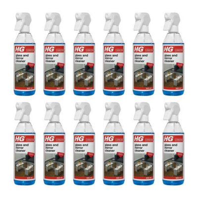 HG Glass and Mirror Cleaner 500ml - Pack of 12