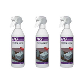 HG Ironing Spray, for Creaseless Ironing, Wrinkle Release Spritz 500ml - Pack of 3
