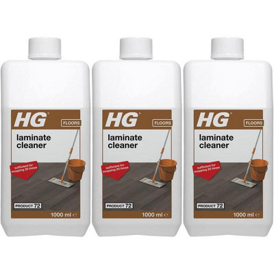 HG laminate cleaner (product 72) 1L (349100106) (Pack of 3) DIY at B&Q