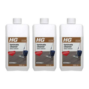 HG Laminate Cleaner Shine Restorer 1L - Pack of 3
