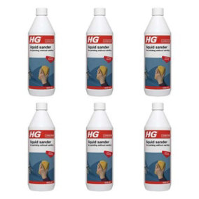 HG Liquid Sander Concentrated Pre-Paint Cleaner & Degreaser 1000ml - Pack of 6