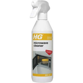 HG Microwave Cleaner, Removes Grease & Caked-on Food Deposits, Cleans 500ml
