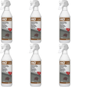 HG Natural Stone Coloured Stain Colour Remover 41, 500ml Spray (Pack of 6)